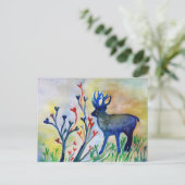 rendieren liefde harten romantisch Briefkaart (Staand voorkant)