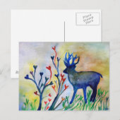 rendieren liefde harten romantisch Briefkaart (Voorkant / Achterkant)