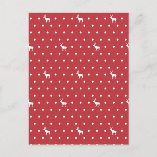 rendieren met Briefkaart van stippen (Voorkant)