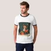 Rendieren met cadeaus t-shirt (Voorkant volledig)
