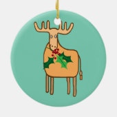 rendieren met heilige keramisch ornament (Achterkant)