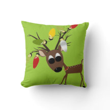 rendieren met kerstboomverlichting