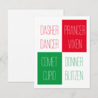 RENDIEREN NAMEN 4.25x5.5 Vlakke Kaart