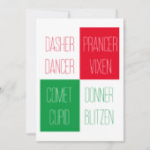 RENDIEREN NAMEN 5x7 Platte Kaart (Voorkant)