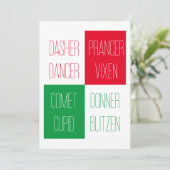 RENDIEREN NAMEN 5x7 Platte Kaart (Staand voorkant)