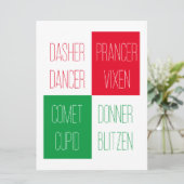 RENDIEREN NAMEN 6.5x8.75 Vlakke Kaart (Staand voorkant)