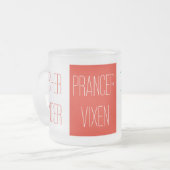 RENDIEREN NAMEN Frosted Glass Mok (Voorkant links)