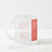 RENDIEREN NAMEN Frosted Glass Mok (Links)