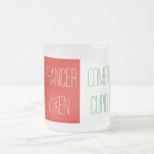 RENDIEREN NAMEN Frosted Glass Mok (Center)