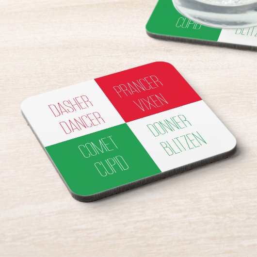 RENDIEREN NAMEN Hard Plastic Onderzetters (Linkerzijde)