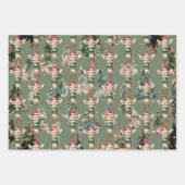 Rendieren, Panda Beer voor Kerstmis Inpakpapier Vel (Voorkant 2)