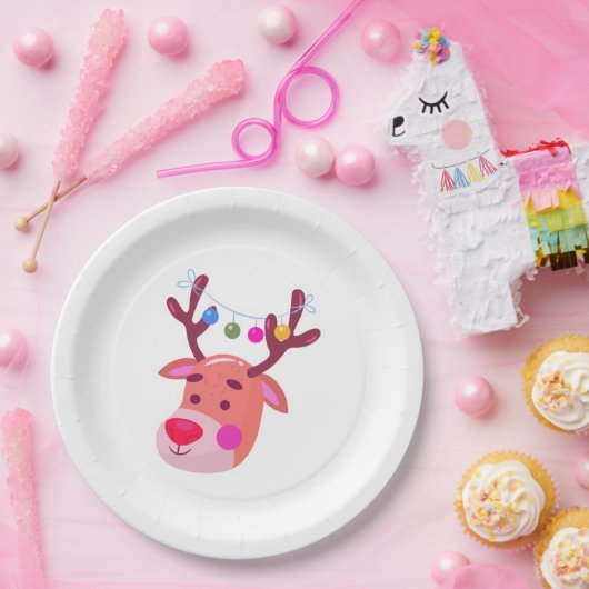rendieren papieren bordje (Feest)