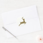 rendieren ronde sticker (Envelop)