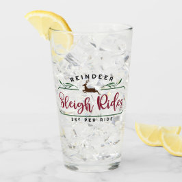 rendieren Sleigh Rides Glas