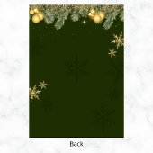 Rendieren & Sneeuwvlokken Kerstfeest Kaart