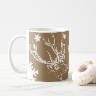 Rendieren & Snowflakes Toffee Mok