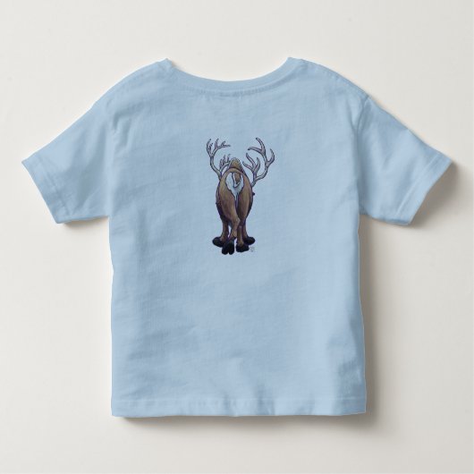 rendieren T-Hemden Kinder Shirts (Achterkant)