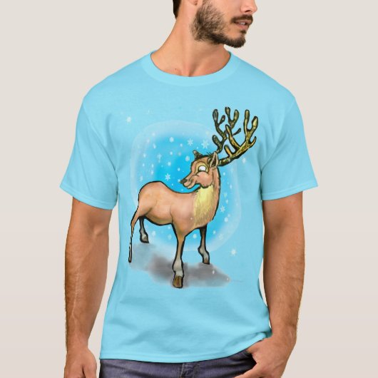 rendieren t-shirt (Voorkant)