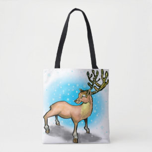 rendieren tote bag