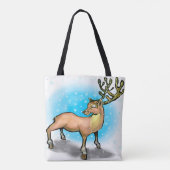 rendieren tote bag (Achterkant)