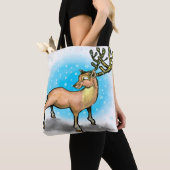 rendieren tote bag (Dichtbij)