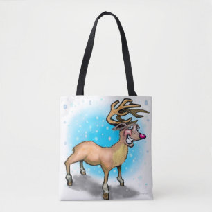 rendieren tote bag