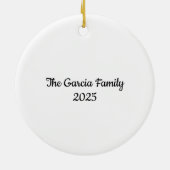  rendieren vakantie Ornament (Achterkant)