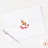 Rendieren vakantie sticker (Envelop)