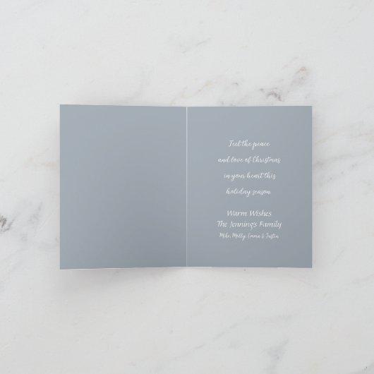 Rendieren versierd voor de vakantie feestdagen kaart (Binnen)