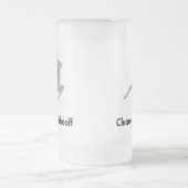 Rendieren vrijgemaakt voor opstijgen matglas bierpul (Center)