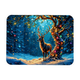 Rendieren Vrolijk kerstlicht Magneet