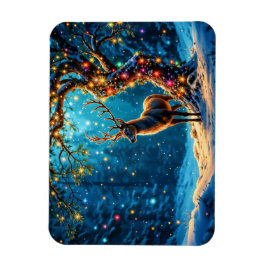 Rendieren Vrolijk kerstlicht Magneet