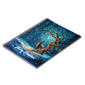 Rendieren Vrolijk kerstlicht Notitieboek (Linkerzijde)