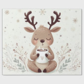 Rendieren Winter Wonderland Cadeaupapier (Vlak)