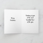 **RENDIEREN ZEGGEN VROLIJK KERSTFEEST** KAART (Binnen)