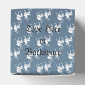 rendierenkaart kerstcadeaudozen aanpassen bedankdoosjes (Bovenkant)