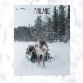rendierenkast Kittilä Lapland Finland Briefkaart