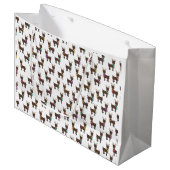 Rendierenspelen Groot Cadeauzakje (Voorkant Gekanteld)