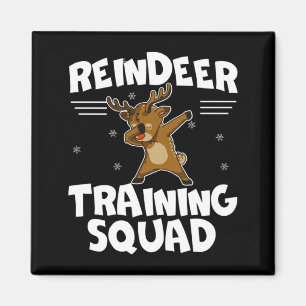 Rendierentrainingsploeg Hertenteam Kerst hardlopen Magneet