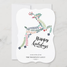 RendierFloral | Poinsettia Pine Bough Happy