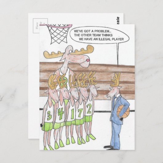 rendiergames briefkaart (Voorkant / Achterkant)