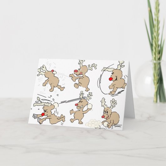 rendiergames feestdagen kaart (Voorkant)