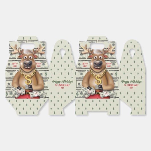 rendiergeld bedankdoosjes (Ongevouwen)