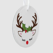 rendiergezicht ornament (voorkant)