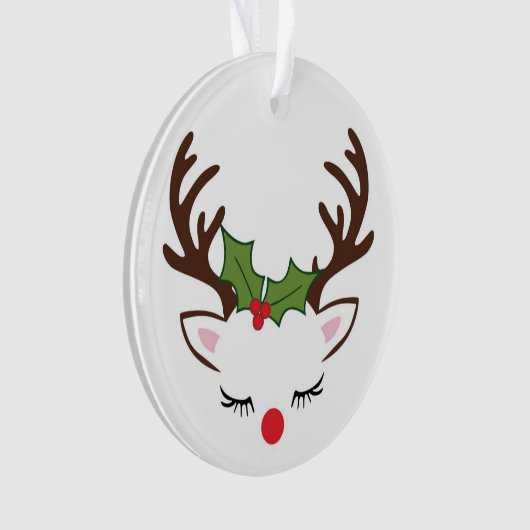 rendiergezicht ornament (voorkant)