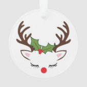 rendiergezicht ornament (achterkant)