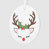 rendiergezicht ornament (voorkant)