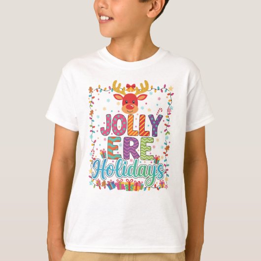 "Rendiergloed & Kerststroom" T-shirt (Voorkant)