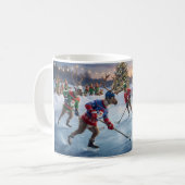 Rendierhockey, koffiemok (Voorkant links)