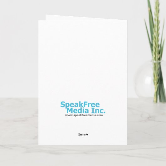 Rendierhonden Feestdagen Kaart (Achterkant)